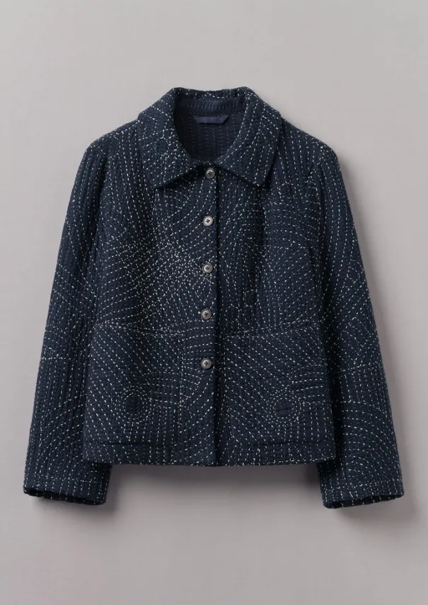 Hot Hand Embroidered Kantha Jacket Women Coats & Jackets