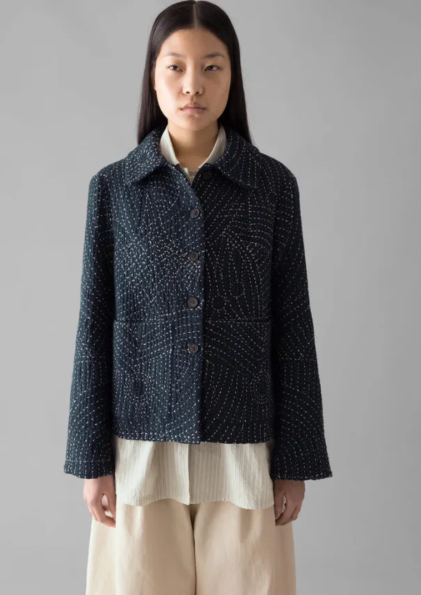 Hot Hand Embroidered Kantha Jacket Women Coats & Jackets