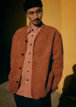 Hot Hand Embroidered Kantha Relaxed Jacket Coats & Jackets