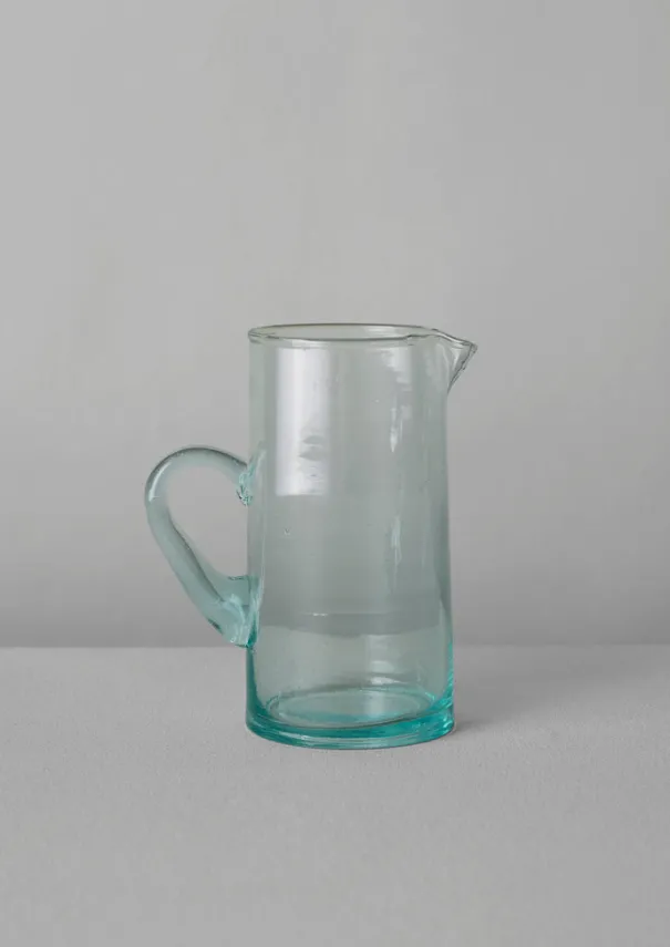 Online Handled Moroccan Glass Jug Glass