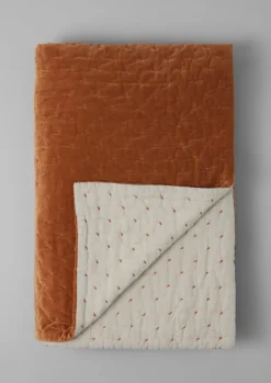 Hot Hand Quilted Velvet Bedspread Textiles|Blankets & Throws