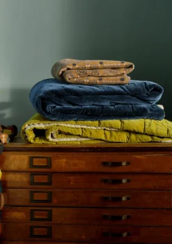 Discount Hand Quilted Velvet Throw Textiles|Blankets & Throws