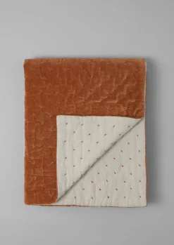 Online Hand Quilted Velvet Throw Textiles|Blankets & Throws