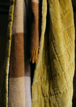 Hand Stitched Organic Velvet Quilt Textiles|Blankets & Throws