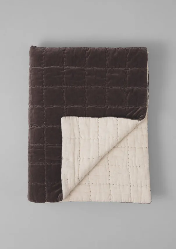 New Hand Stitched Velvet Bedspread Textiles|Blankets & Throws