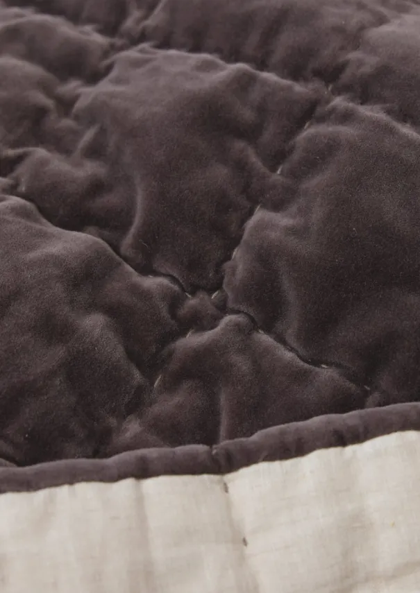 New Hand Stitched Velvet Bedspread Textiles|Blankets & Throws
