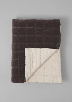 Outlet Hand Stitched Velvet Quilt Textiles|Blankets & Throws