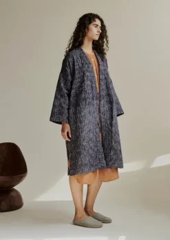 Discount Hand Woven Crosshatch Kantha Gown Women Gowns|Nightwear