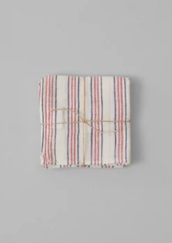 Sale Hand Woven Stripe Napkin Set Textiles|Kitchen