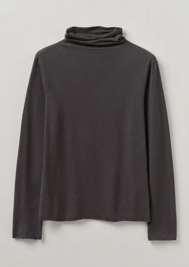 Clearance High Neck Soft Cotton Tee Women Jersey|Loungewear