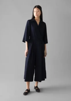 New Twill Culotte Jumpsuit Women Jumpsuits|Trousers