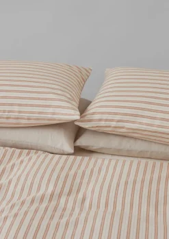 Hot Ines Flannel Stripe Cotton Duvet Cover Textiles|Bed Linen