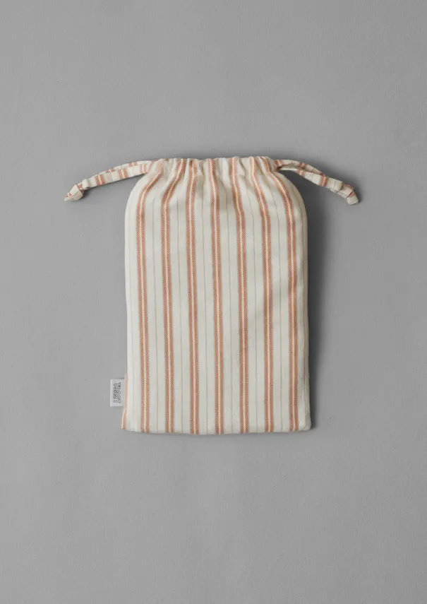 Best Ines Flannel Stripe Cotton Housewife Pillowcase Set Textiles|Bed Linen