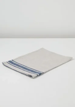 Clearance Irregular Stripe Linen Tea Towel Aprons & Tea Towels