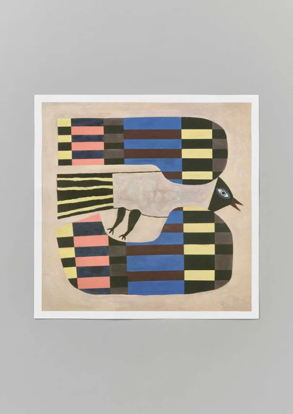 Hot Isobel Harvey Bird in Flight Print Decorative Pieces|Stationery