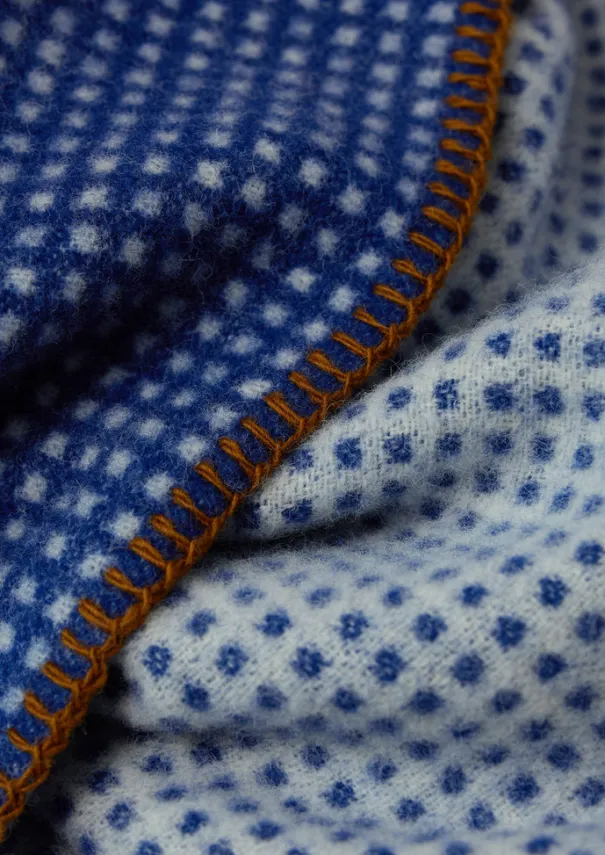 Online Jacquard Dot Wool Blanket Textiles|Blankets & Throws