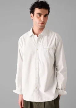 New Jet Pocket Fine Stripe Cotton Shirt Shirts