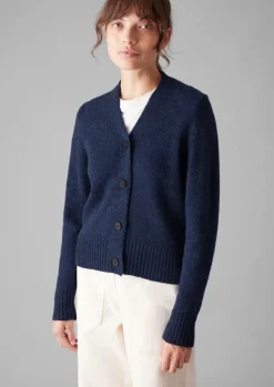 Kaia V-Neck Wool Cardigan Women Knitwear
