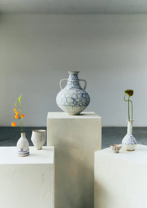 Discount Kate Semple Large Script Vase Decorative Pieces|Ceramics
