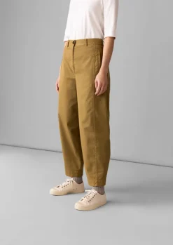 Online Kathe Flat Front Cotton Twill Trousers Women Trousers