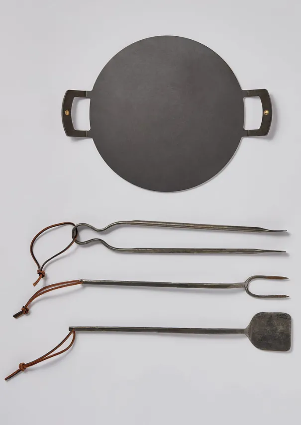 Clearance Katto Hand Forged Barbecue Tool Set Outdoor