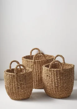 Outlet Large Hogla Storage Basket Baskets
