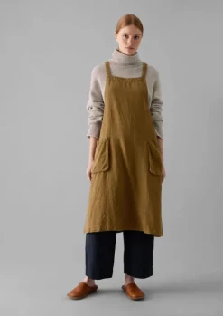Sale Linen Crossback Pinafore Apron Aprons & Tea Towels