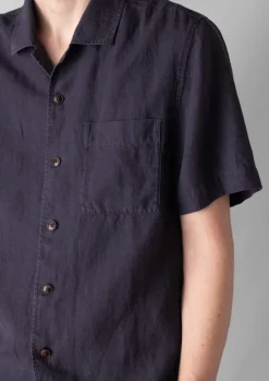Linen Short Sleeve Shirt Linen|Shirts