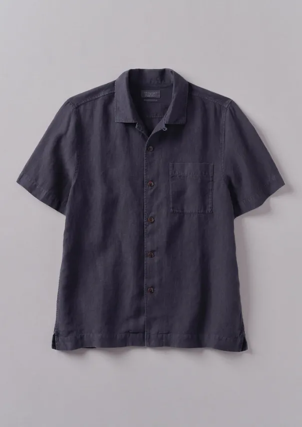 Linen Short Sleeve Shirt Linen|Shirts