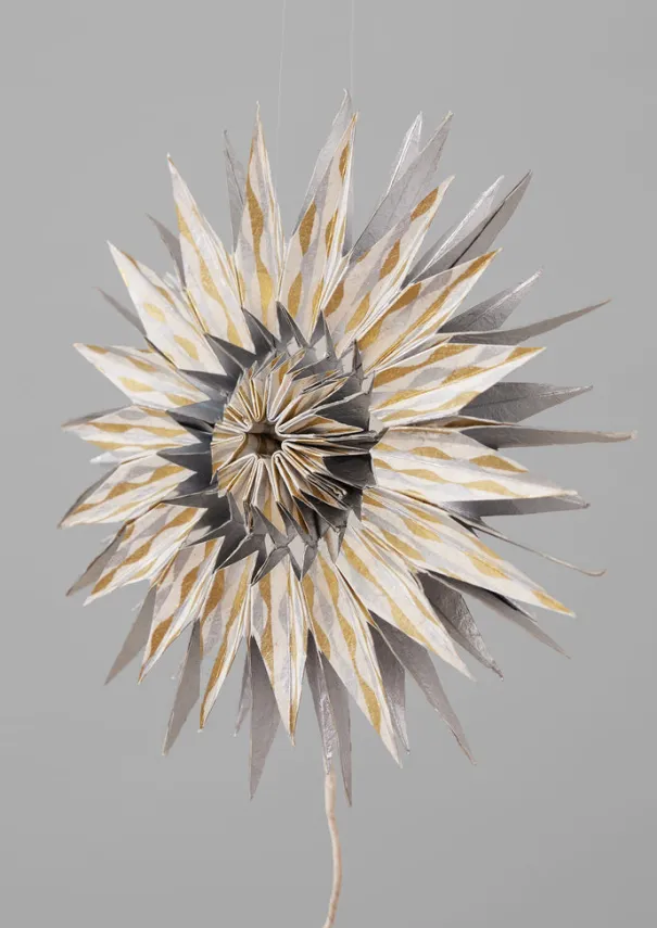 Lokta Paper Star Tree Topper Christmas Decorations