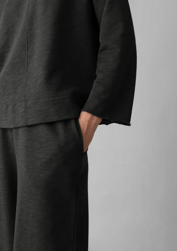 Loopback Jersey Wide Leg Trousers Women Jersey|Loungewear