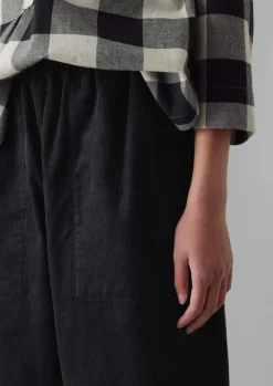 Clearance Macro Gingham Cotton Cashmere Shirt Women Cashmere|Loungewear