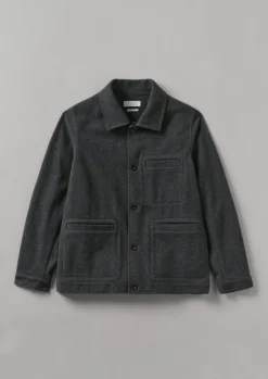 Outlet Melton Wool Blend Chore Jacket Workwear|Coats & Jackets