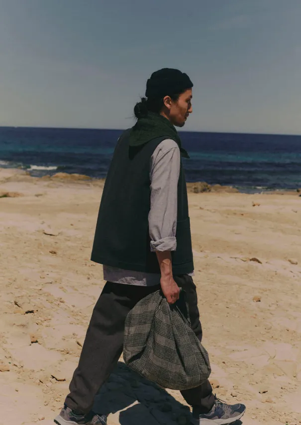 New Melton Wool Blend Gilet Coats & Jackets|Knitwear