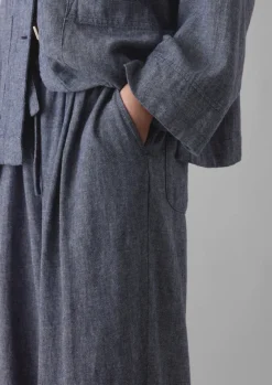 Sale Minako Cotton Linen Twill Trousers Women Linen|Loungewear