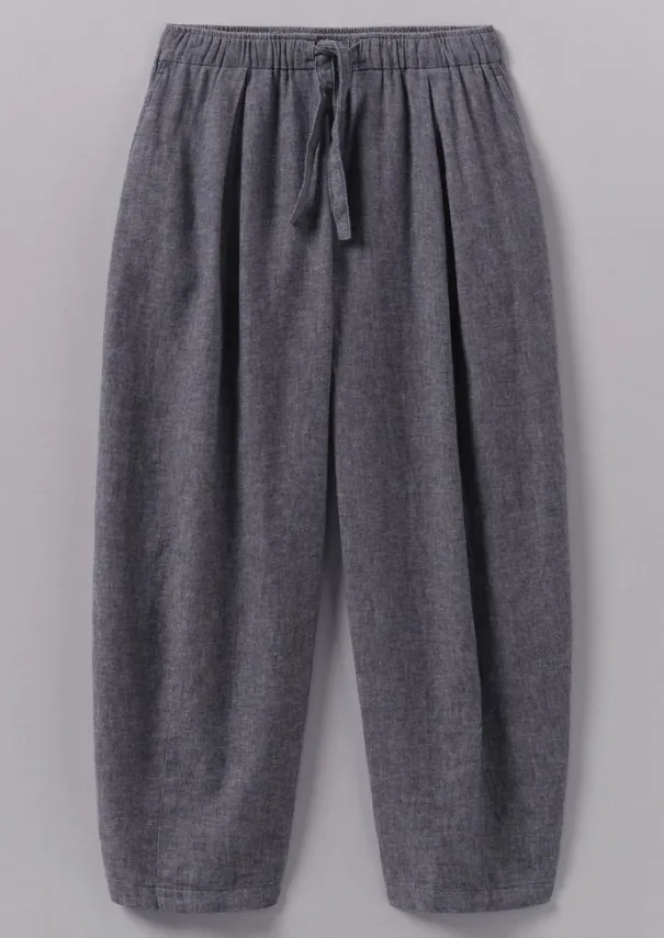 Sale Minako Cotton Linen Twill Trousers Women Linen|Loungewear