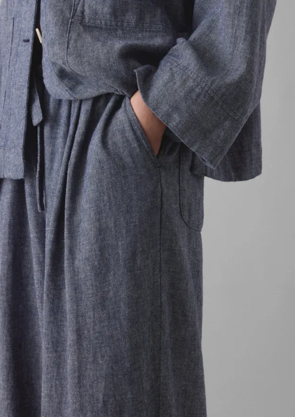 Sale Minako Cotton Linen Twill Trousers Women Linen|Loungewear
