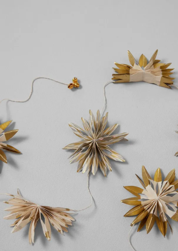 Mini Palm Lokta Paper Garland Christmas Decorations