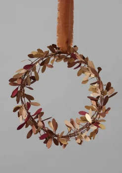 Outlet Mistletoe Paper Wreath Christmas Decorations