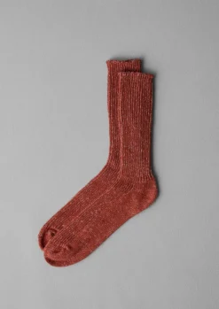 Online Nishiguchi Kutsushita Marled Hemp Cotton Socks Socks