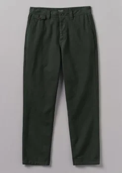 Hot Norv Garment Dyed Tapered Trousers Workwear|Trousers