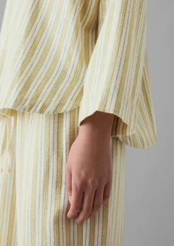 Clearance Nova Stripe Flannel Pyjamas Women Nightwear