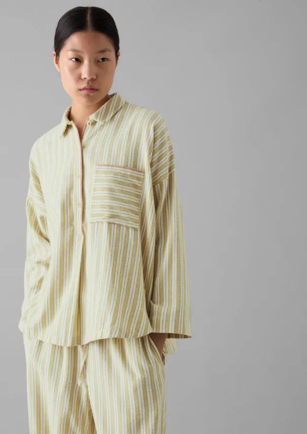 Clearance Nova Stripe Flannel Pyjamas Women Nightwear