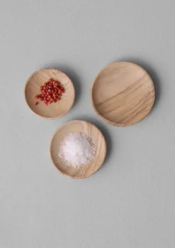 Hot Olive Wood Pinch Pot Set Kitchen|Tableware