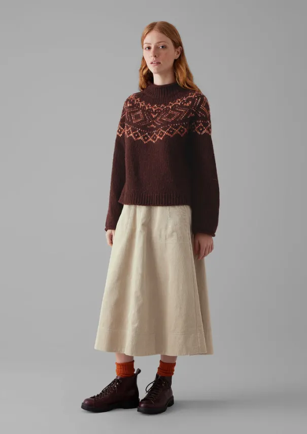 Online Organic Cord A Line Skirt Women Cord|Workwear