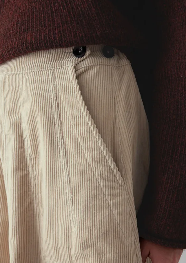 Online Organic Cord A Line Skirt Women Cord|Workwear