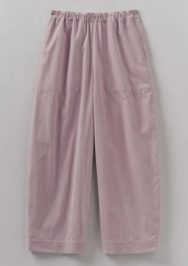 Online Organic Cord Barrel Leg Trousers Women Cord|Loungewear