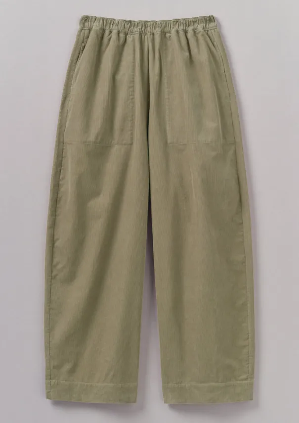 Hot Organic Cord Barrel Leg Trousers Women Cord|Loungewear