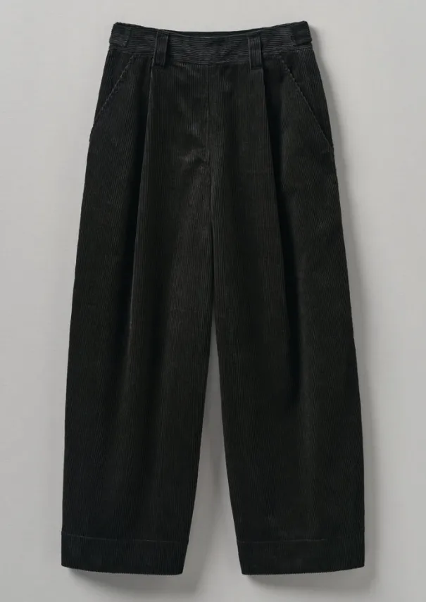 Best Organic Cord Pleat Front Trousers Women Cord|Trousers
