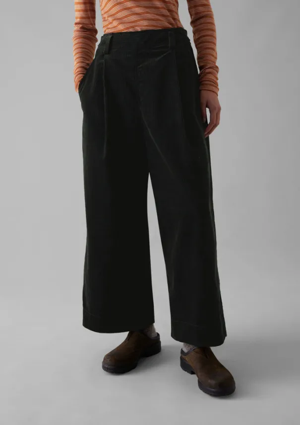 Best Organic Cord Pleat Front Trousers Women Cord|Trousers